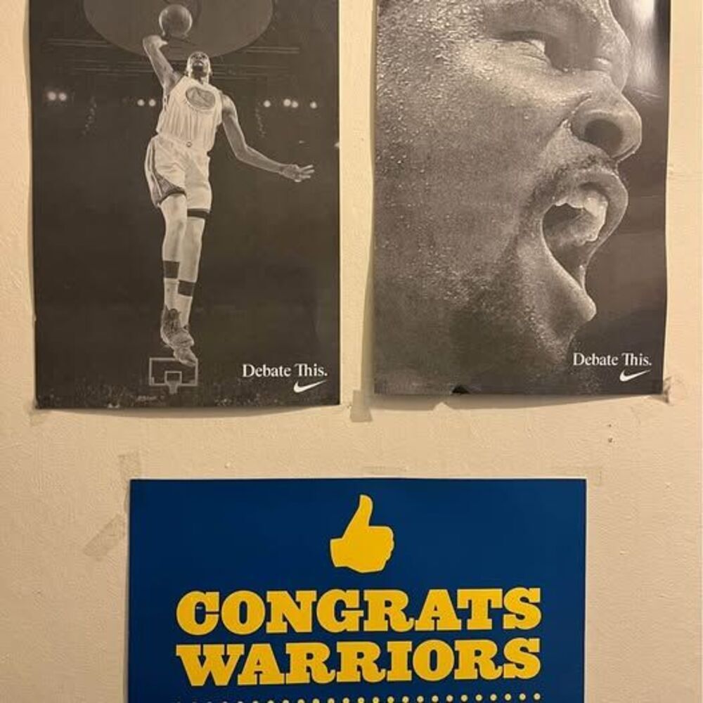 Set of Three Golden State Warriors NBA Championship Kevin Durant‎ Nike Posters